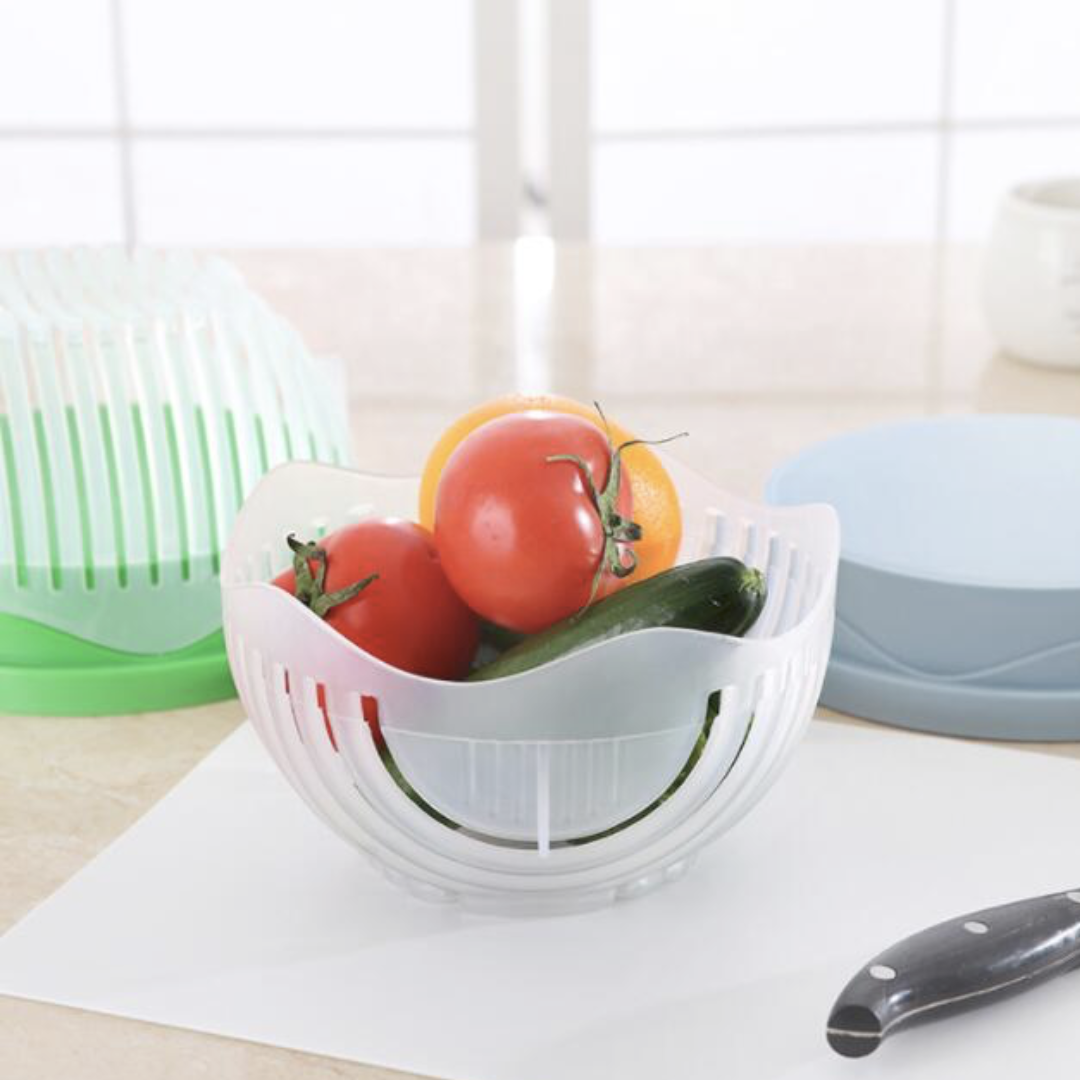Vegetable & Fruit Prep Bowl with Cutting Guide