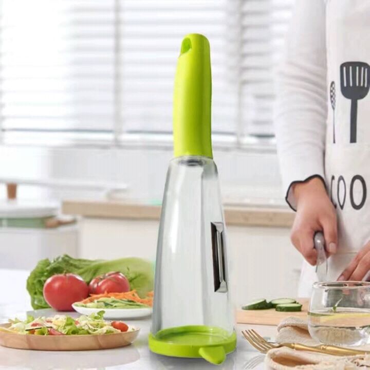 Vegetable Peeler with Peel Collection Box