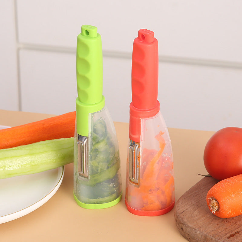 Vegetable Peeler with Peel Collection Box